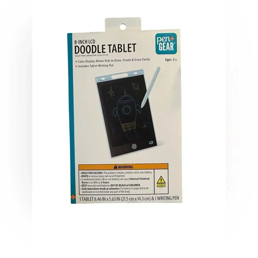 8-Inch LCD Doodle Tablet - Blue